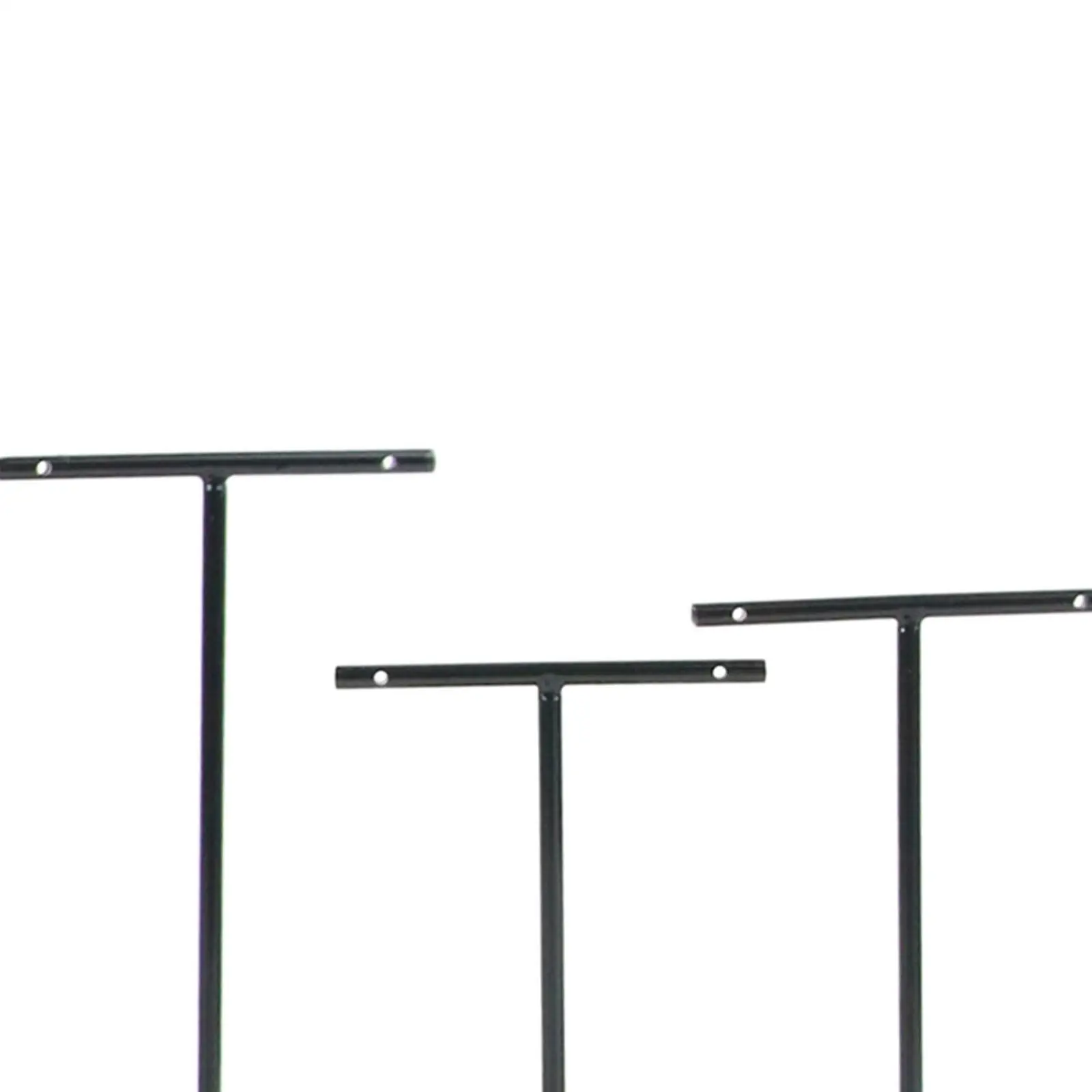 

3 Pcs/Set Earrings Shelf Jewelry Display Rack T Shape Stand Show Showcase Retail Display Stand Tabletop Jewelry Tower