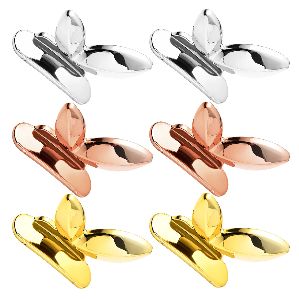 

6pcs Toilet Lid Lifter Ring Plastic Cover Handle For Bathroom Modern Simple Acrylic Decorative Hanger Rose Gold Silver Gold