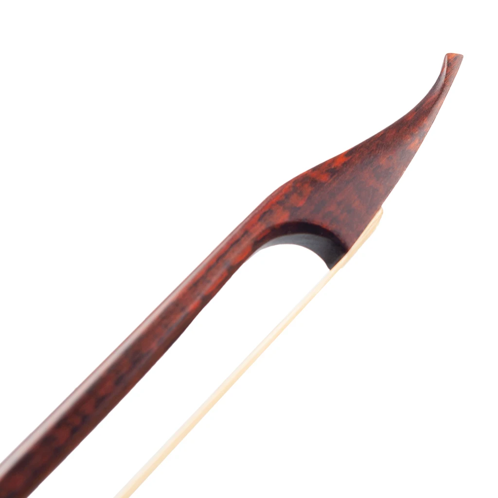 Quality Master Handmade Concert Full Size Violin Bow Snakewood Arch Stick Baroque 4/4 Fiddle Bow Great Balance Fast Response