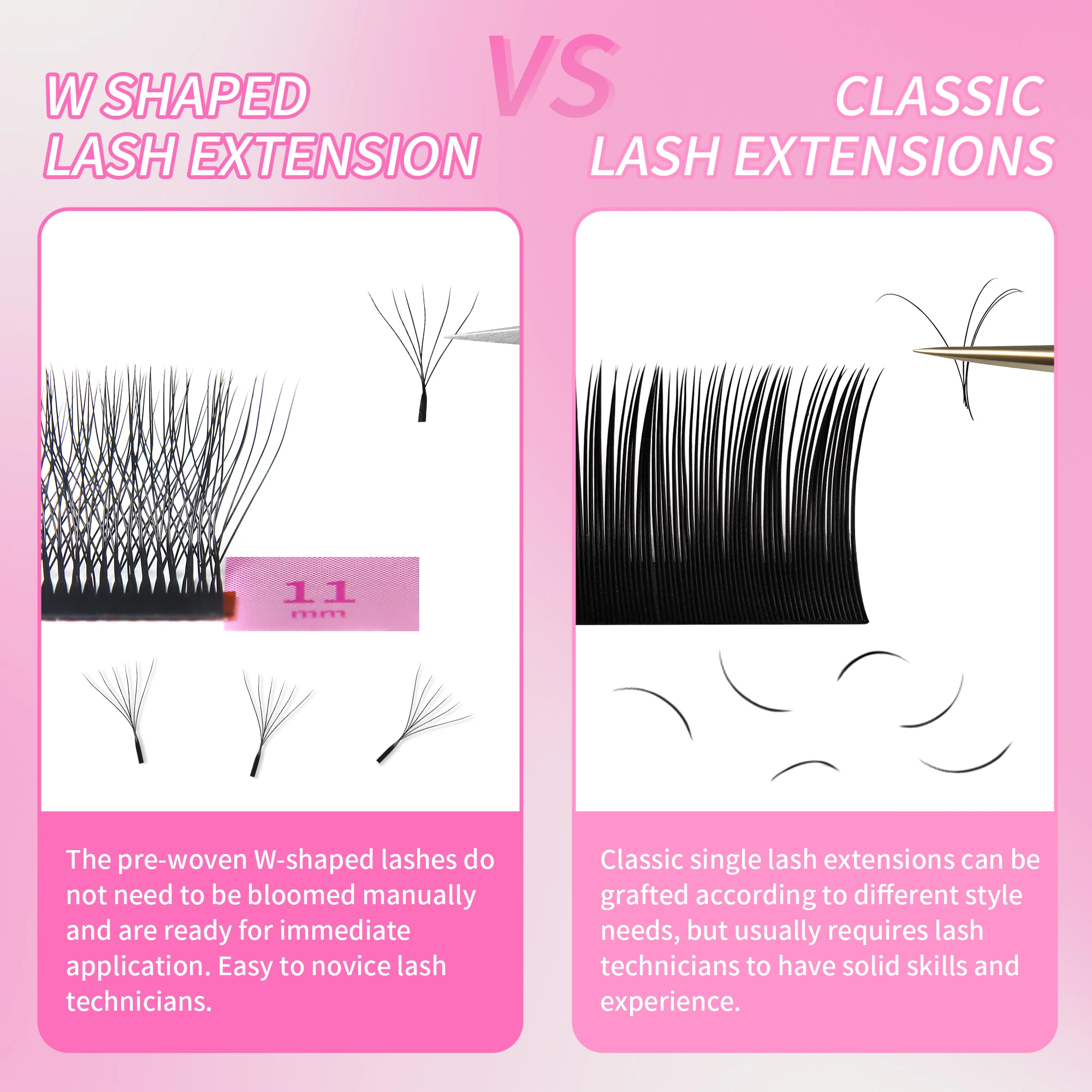 GLAMLASH 6DW Wimperverlenging CDLLUM Curl Valse 6D Wimpers