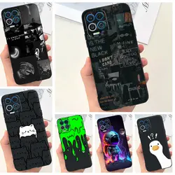 For Cover Motorola Edge S 5G / Motorola Moto G100 Gothic Style Black Cat Cool Pattern Funda Etui For MotoG100 EDGES Soft TPU Bag