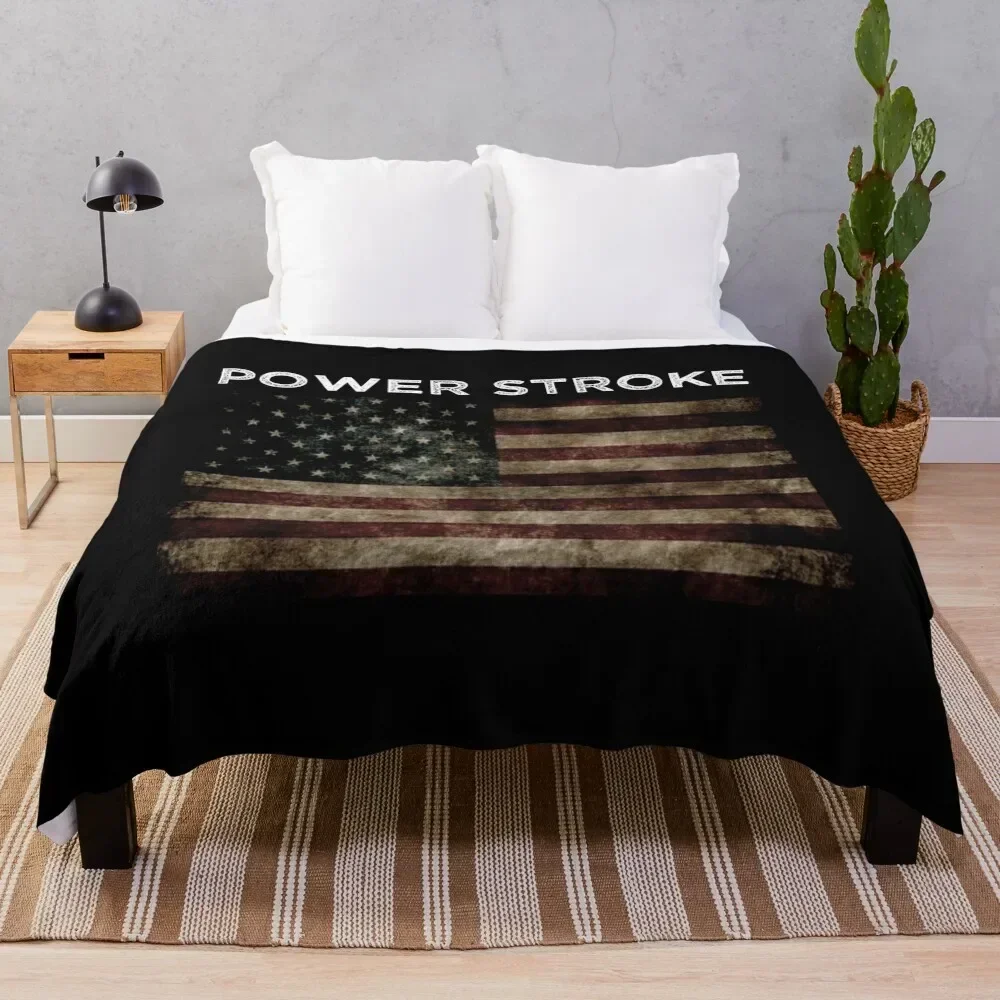 Power Stroke , PowerStroke Throw Blanket Vintage for winter Luxury manga Blankets