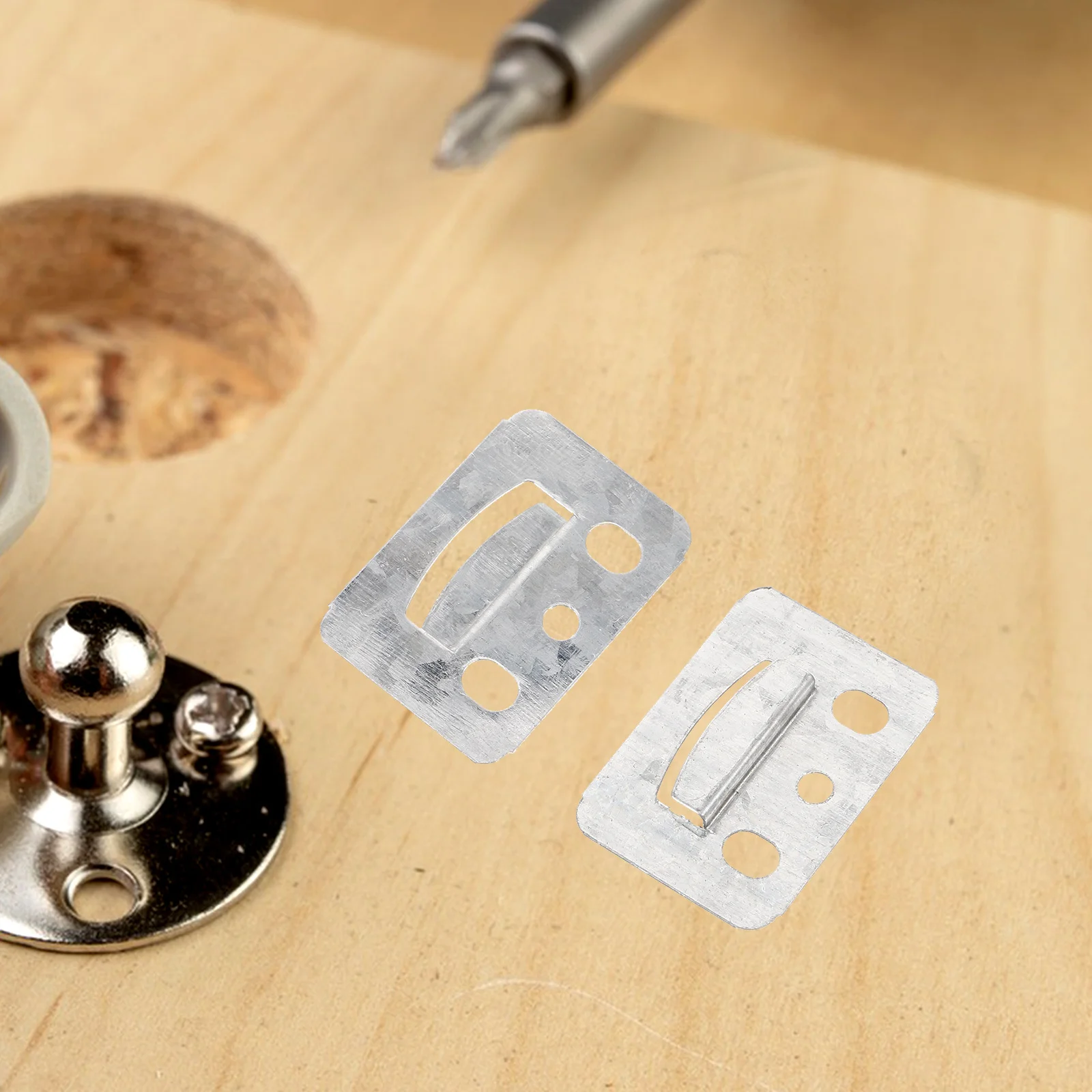 

100pcs Wall Panel Clamp Fixing Piece For Integrated Wall Panel Durable Stainless Steel Buckle Water Resistant Long Lifespan