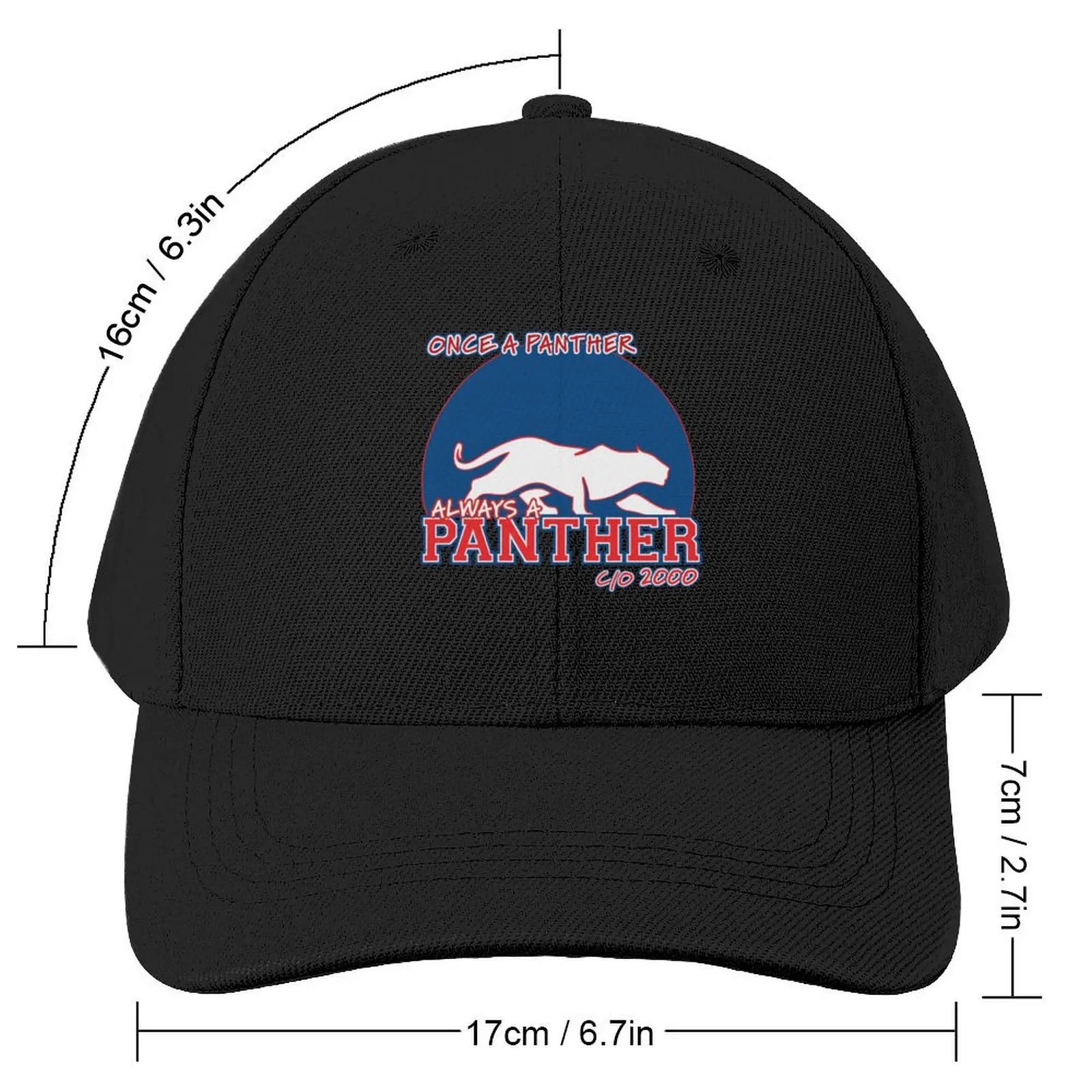 Panther Pride Baseball Cap fashionable derby hat Men Golf Wear Women's