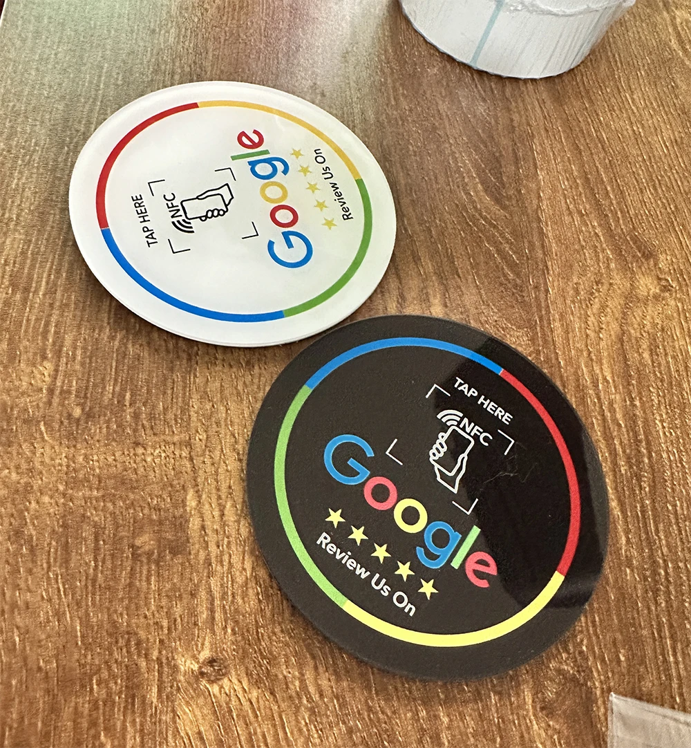 Acrylic NFC Plaque NFC Plate Google Reviews Increase Your Reviews NFC215