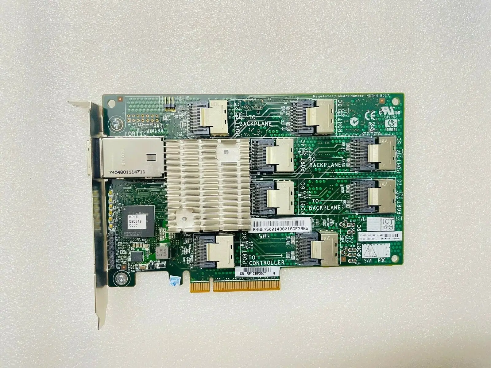 

468406-B21 487738-001 468405-001 468405-002 24 BAY 3GB PCI E SAS SATA EXPANDER CARD