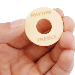 Rhythm/Treble Selector Switch Ring For Gibson Les Paul Guitar Plastic Pickup Selector Plates Toggle Marker Switch Washer Guitar