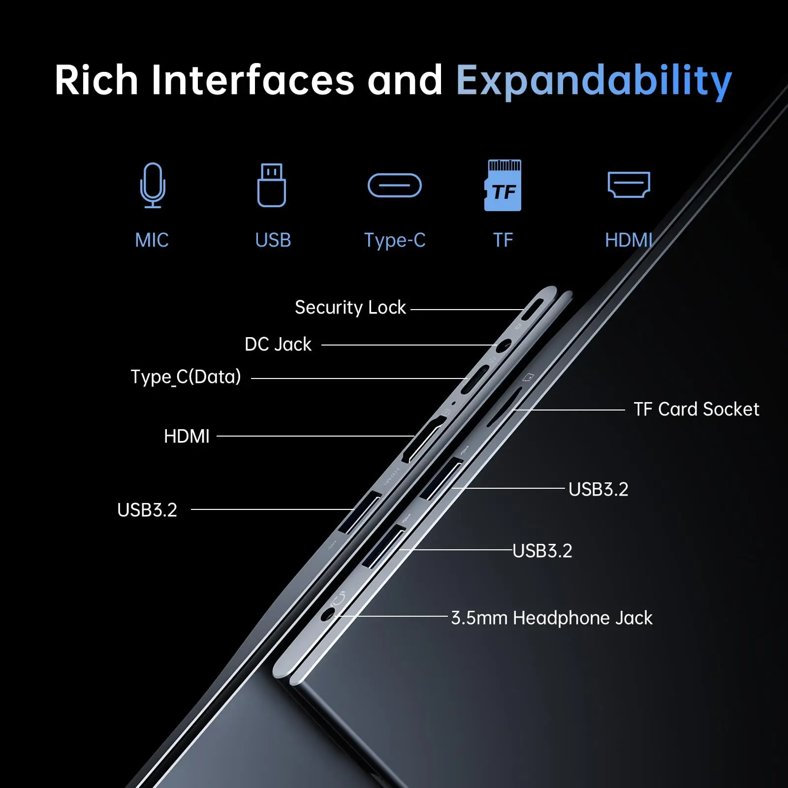 超薄型ラップトップ,16GB RAM,SSD, Intel N97,ラップトップ,ゲーマー,オフィス,書斎,PC, Windows 11 Pro,ACEMAGIC-LX15インチ,15.6