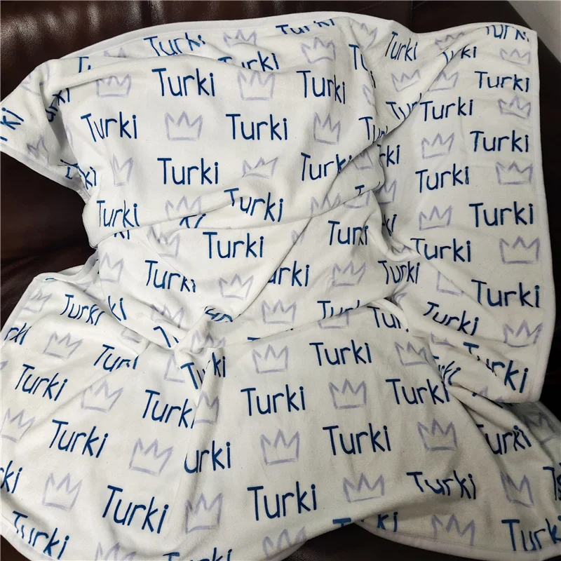 Manta personalizada con nombre para bebé, ropa de cama para bebé, Animal, ciervo, regalo para recién nacido, manta para bebé, regalo de cumpleaños