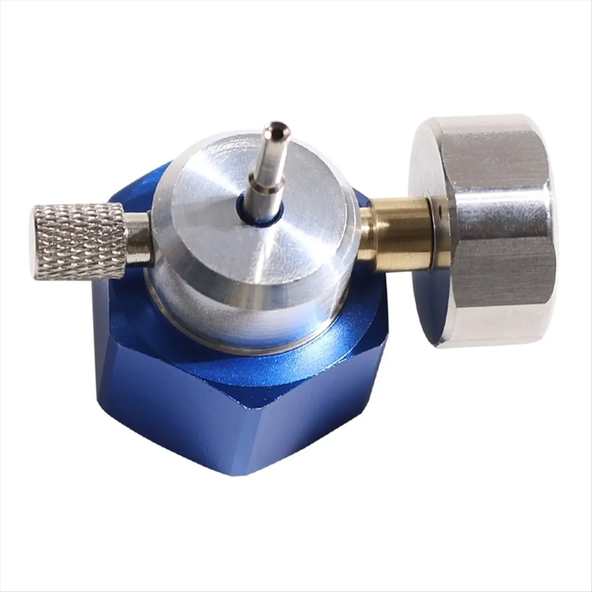 (AD11]  Propane Filling Adapter for Green Gas with Pressure Gauges Thimble Protective Cover with Propane Camping Tank