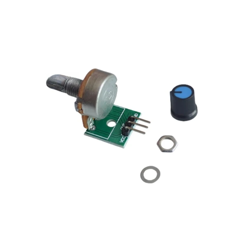 

10K Resistance Potentiometer Module/Adjustable Resistor Module Single turn Adjustable Analog Output 0-5V Voltage