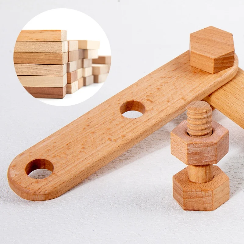 Casa de juegos de cocina de madera para niña, juguete de maquillaje de imitación, caja de herramientas para niño, pequeño Doctor, regalo de