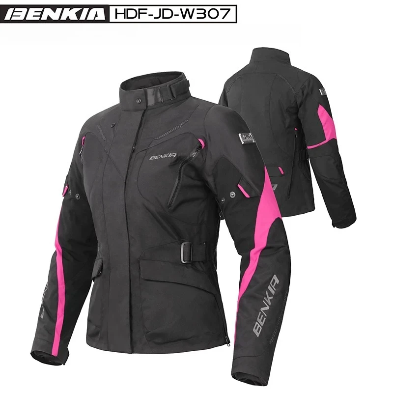 BENKIA HDF-JD307 CE Certified Rally Suit Windproof Waterproof Warm Autumn Winter Unisex Motorcycle Riding Traje Moto