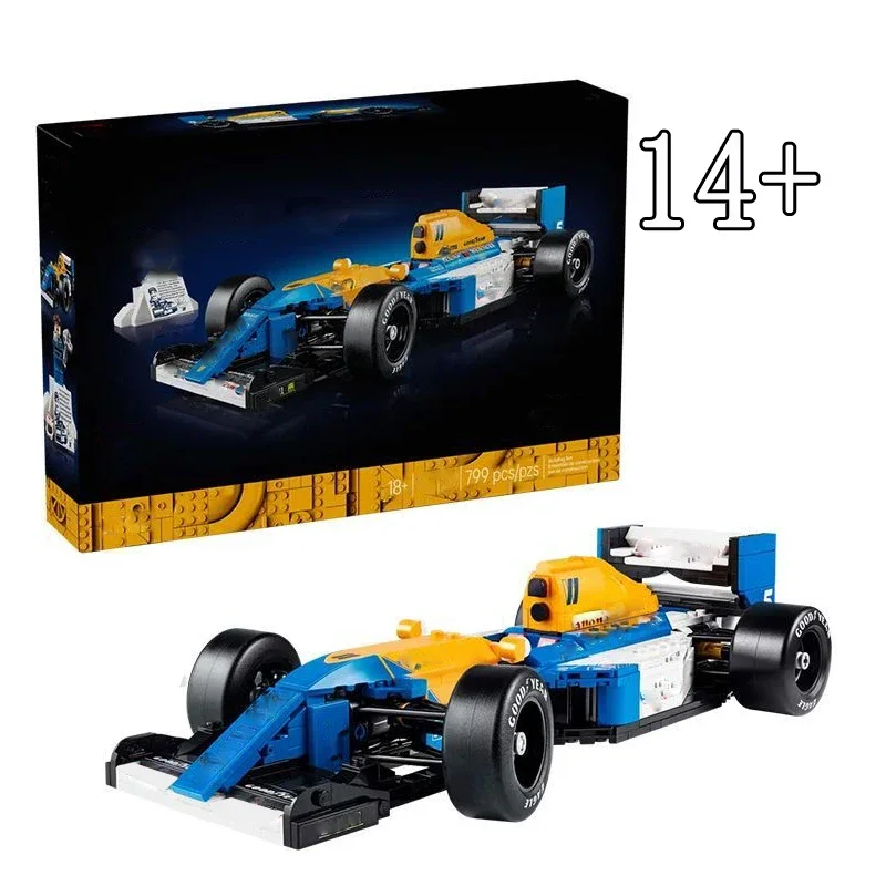 GSF 799 قطعة ويليامز سباق FW14B ونيجل مانسل 10353 مجموعة ميكانيكية الطوب التجمع لعبة مجسمة الكبار هدية جمع ديكور