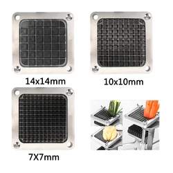 Fries Machine Accessories French Fry Potato Chips Cutters Stainless Steel French Fry Cutter, +3 Blades Size, Chips Cutter Parts