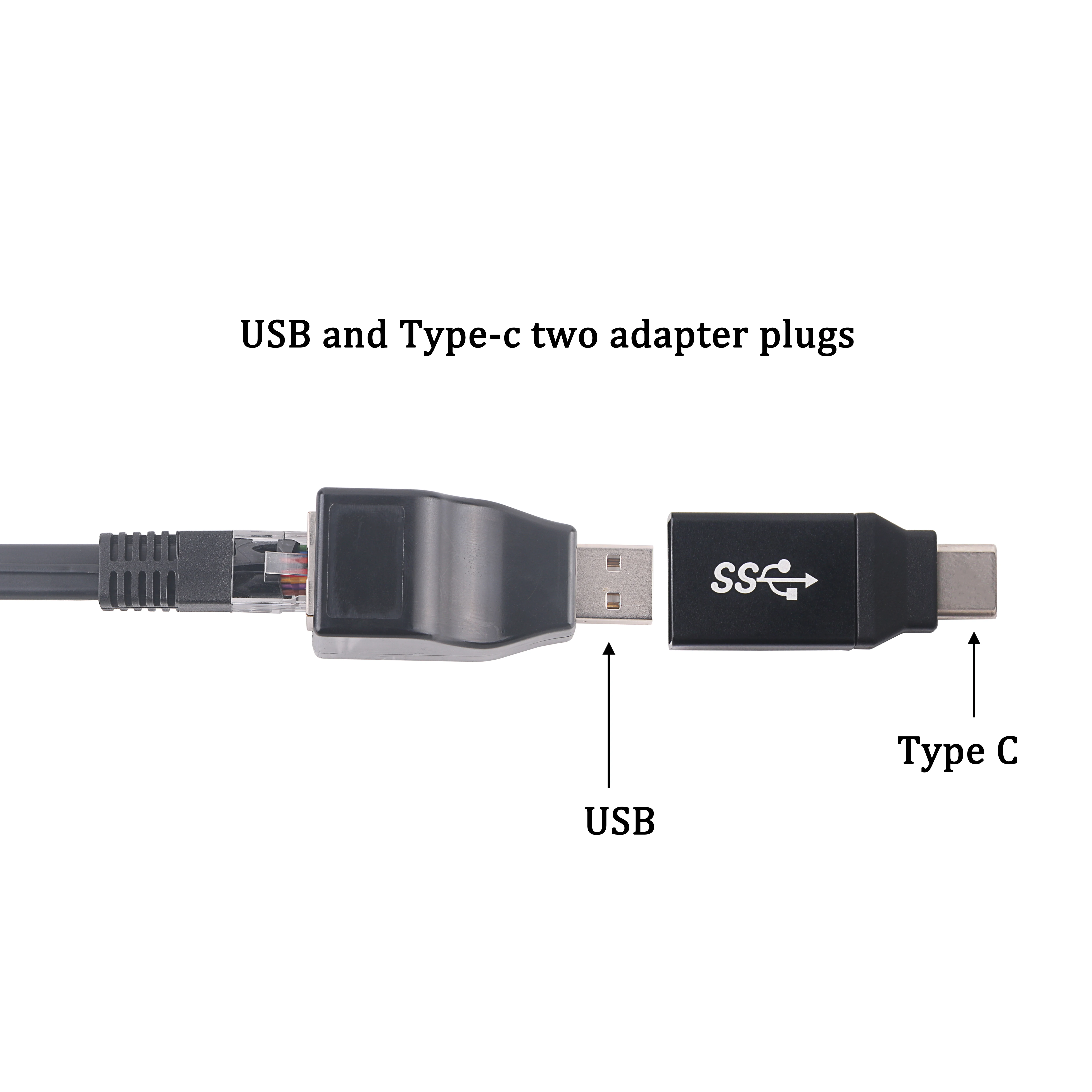 USB or TypeC Console Cable for Cisco ,USB Type C  to RJ45 8P8C RS232 Serial Console Cable for Routers Switches and Firewall 1.8M