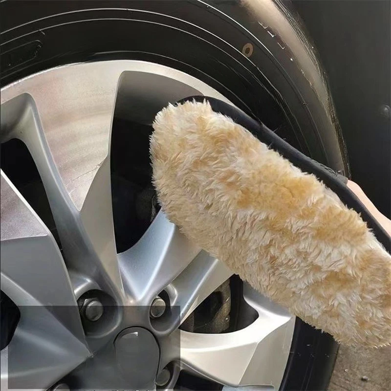 Car wash gloves wool does not hurt the paint surface plush bear paw car cleaning special car cleaning rag decontamination