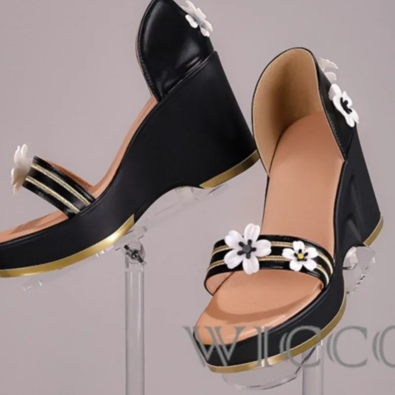 

FFenglin-joy disfraz de Wuthering Waves Feixue Cosplay Shoes Anime Game Footwear Halloween Party Sweet Bow Lace Princess Lolita