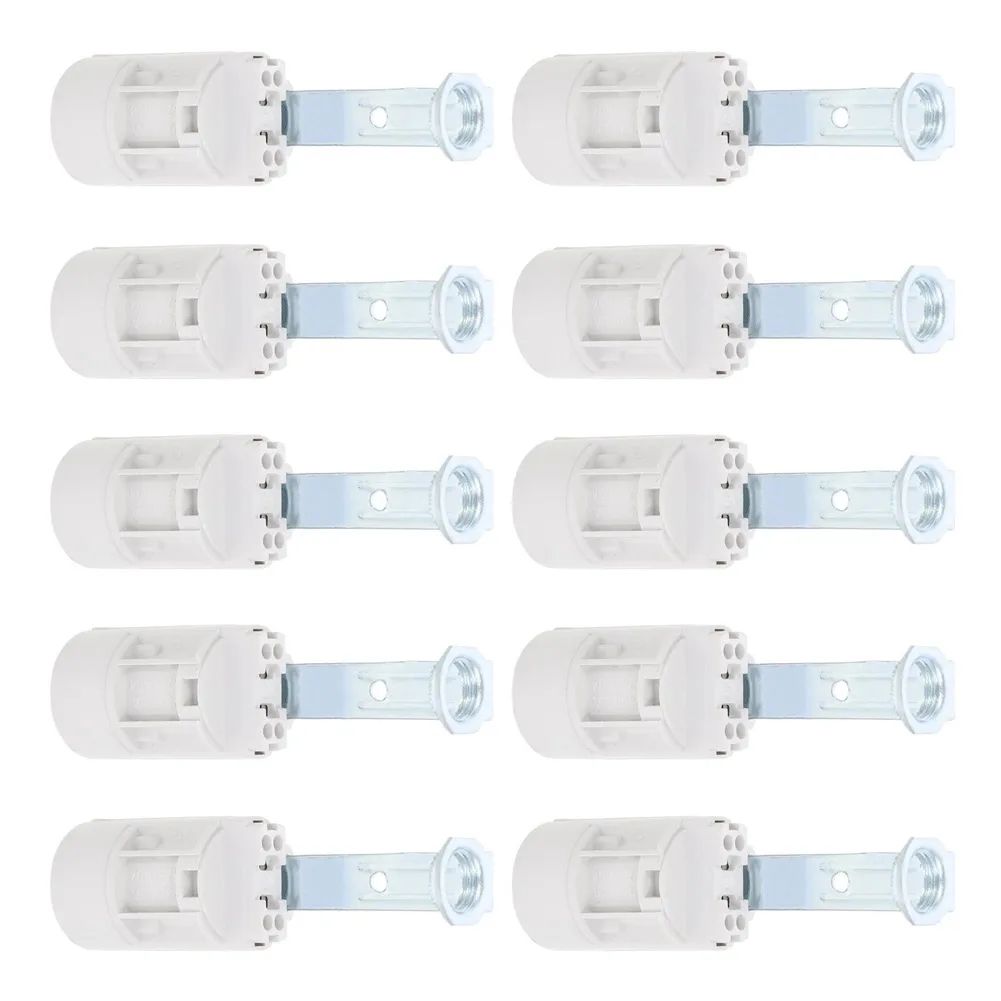 Ceiling Light Parts E14 Lamp Socket Plastic Construction Screw-in Design Dimmable Bulb Support DIY Lighting Projects