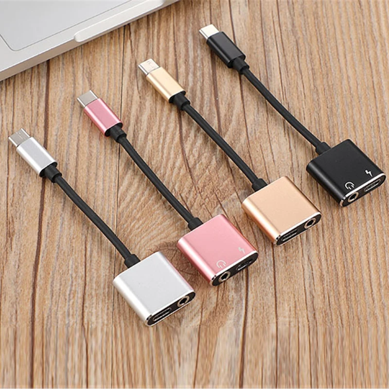 MOCH-Type C Adapter Aux Audio Adapter USB Type C to 3.5mm Earphone Jack Adapter For Xiaomi Mi 6 Huawei without 3.5 jack