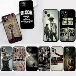 ZJ94 TWD the walking dead Soft Silicone Case for iPhone 15 14 13 12 11 X XS XR Pro Max Mini 8 7 Plus SE