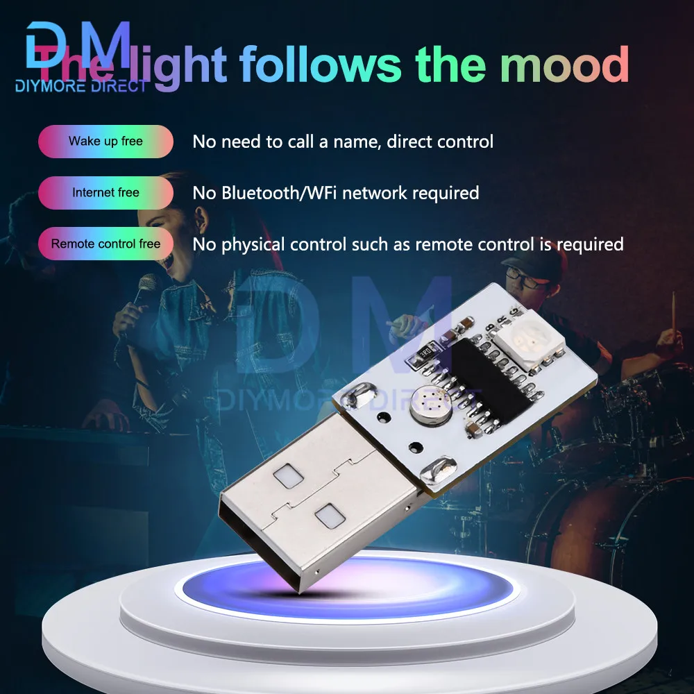 Mini Pocket Card USB Power LED Night Light 5V USB LED Bulb Book Light per Laptop PC Powerbank Night Lamp