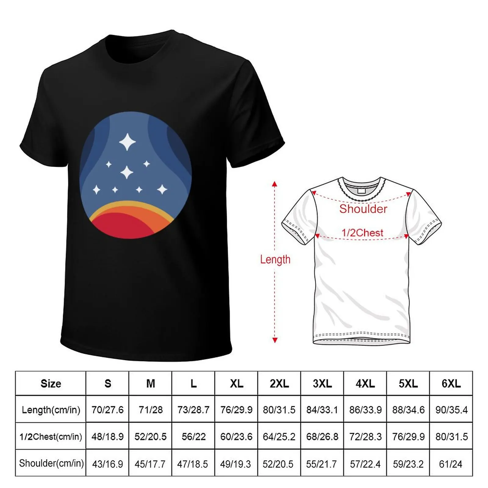 Constellation Logo T-Shirt Creative Graphic Tee Shirt