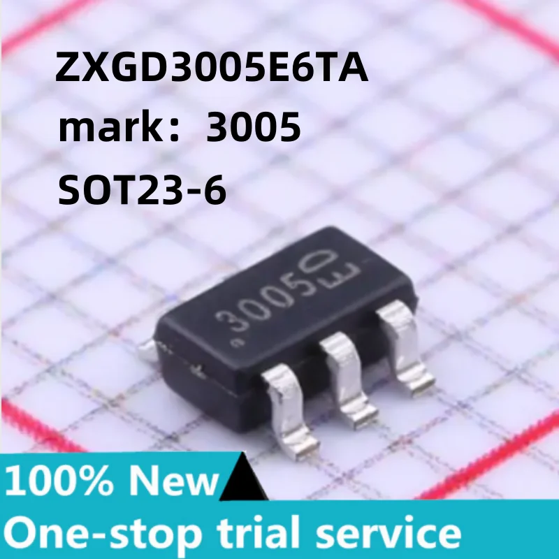 10-100pcs ZXGD3005E6TA marking 3005 SOT23-6 Gate driver chip