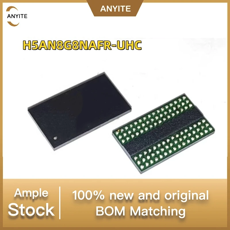 New 2Pcs/LOT   H5AN8G8NAFR   H5AN8G8NAFR-UHC   H5AN8G8    DDR4   FBGA-96