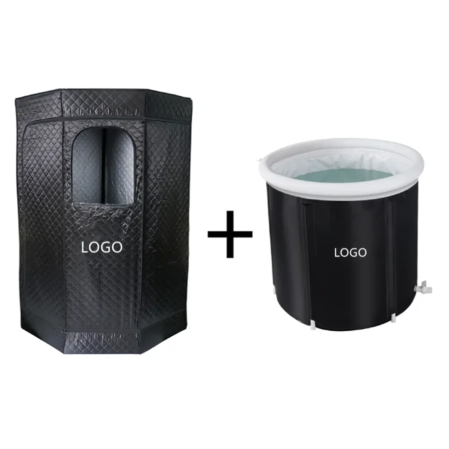 

Full Set Sauna and Ice Bath Tube For Dropshipping