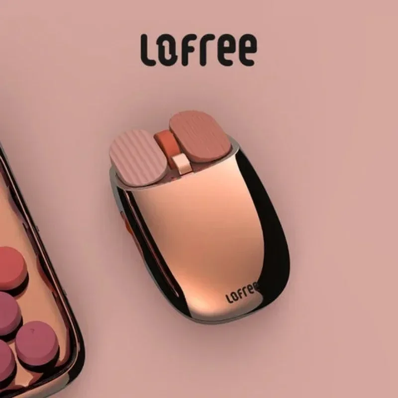 LOFREE Lofe Potato Chips Mouse Bluetooth Wireless 2.4G Gaming Office Computer Ipad Cute Internet Celebrity Style Charging