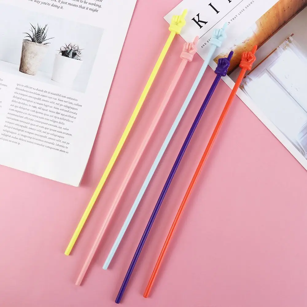 

10Pcs/set Color Random Bendable Teaching Stick Colorful Smooth Finger Reading Stick No Burrs Hand Pointers Stick White Board