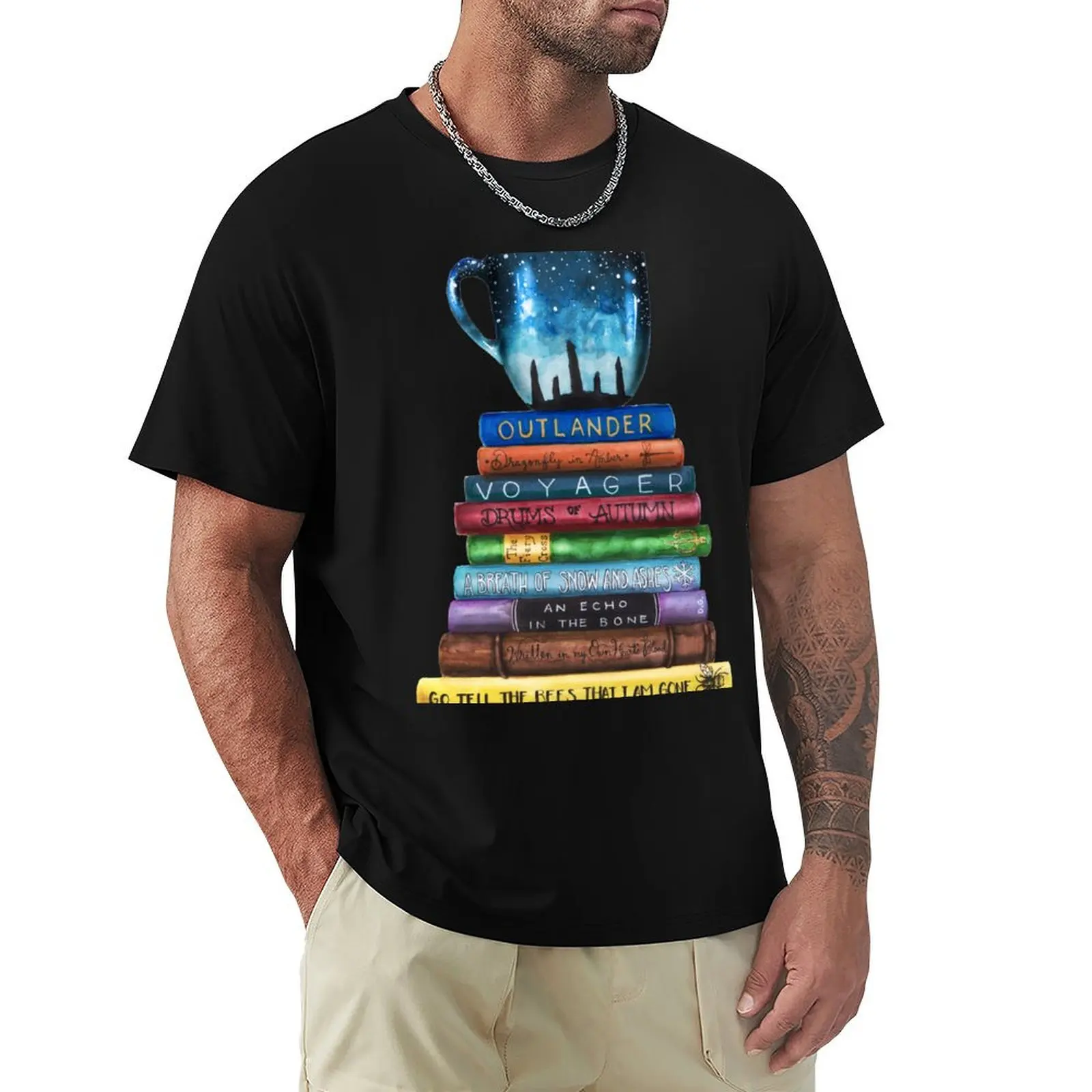Outlander Lover T-Shirt Casual Streetwear Short Sleeve Tee