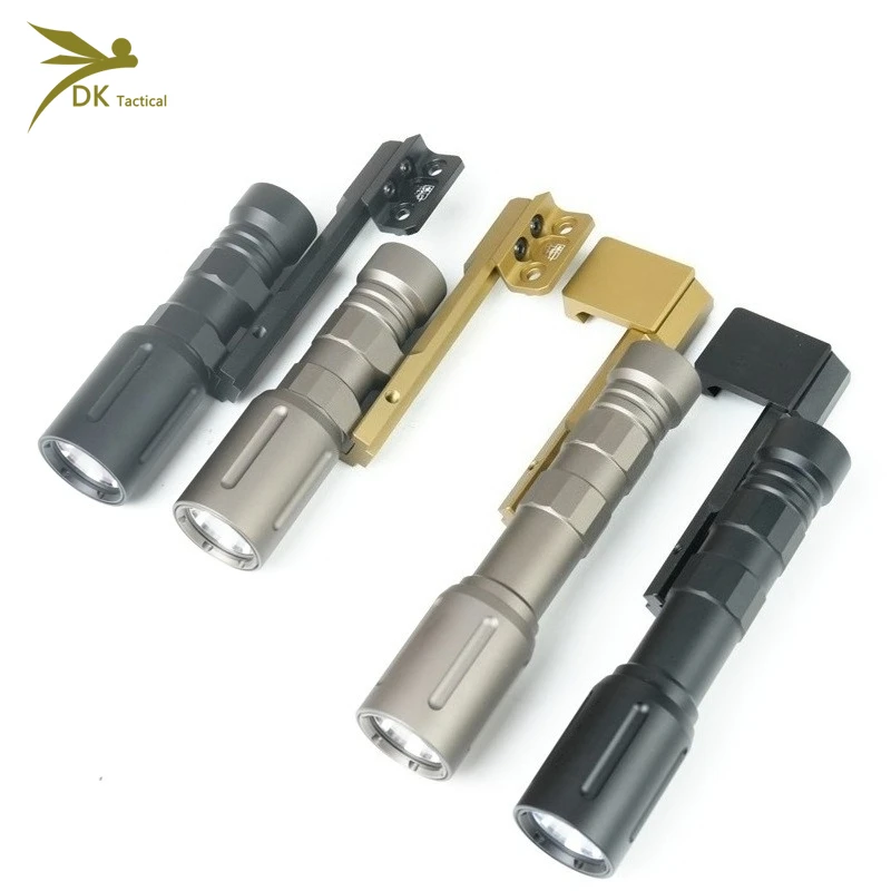 

Тактический фонарик PLHV2 высокой мощности PLH-V2 Scout Light с кронштейном Mlok/20 мм, крепление для светильника, снаряжение для страйкбола, охоты, оружия