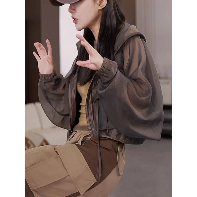 Women's Clothing Summer Clothing Lightweight Breathable Sun Protection Clothing Short Jacket Outdoor Sun Protection Shirt