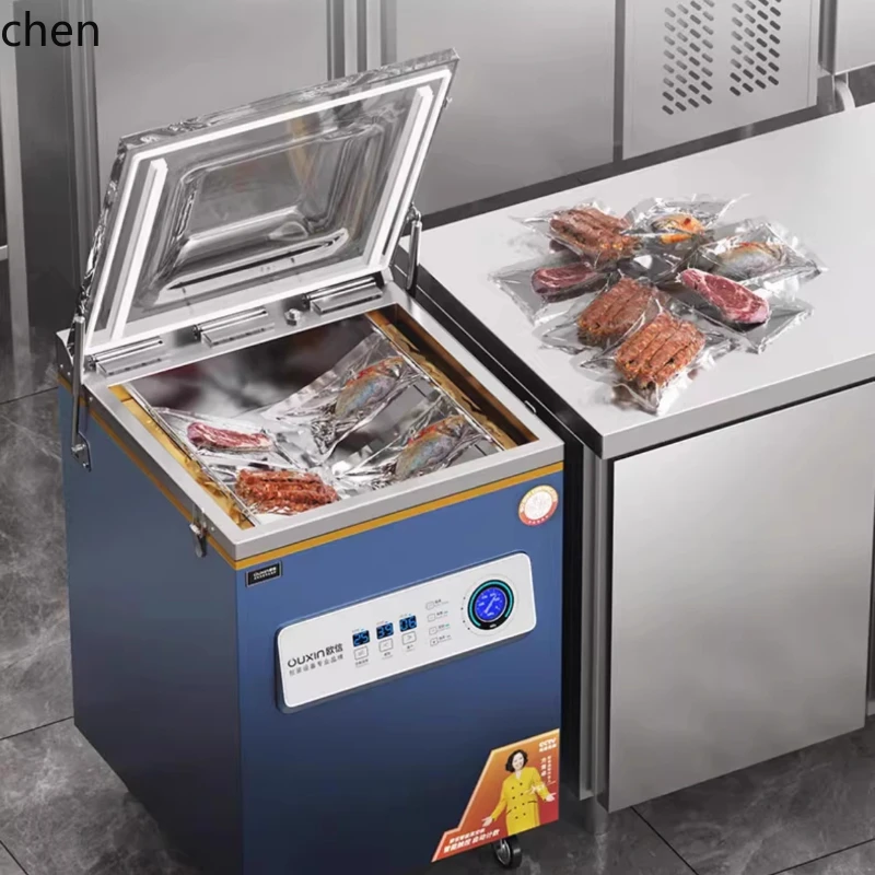 HXL vacuum food packaging machine automatic vacuum sealing wet and dry compressor