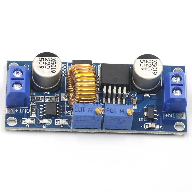 CC/CV 5A Lithium Charger Board XL4015 Adjustable 6-38V To 1.25-36V DC Step Down Power Supply Buck Module