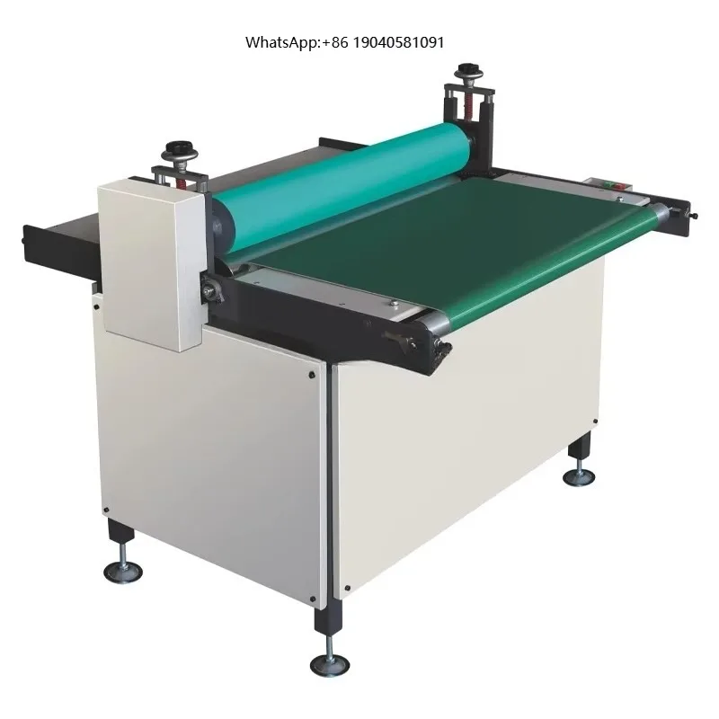 Semi Automatic Book Cover  Roller Flattening Machine for Flattening Pressing Inner Surface Paper