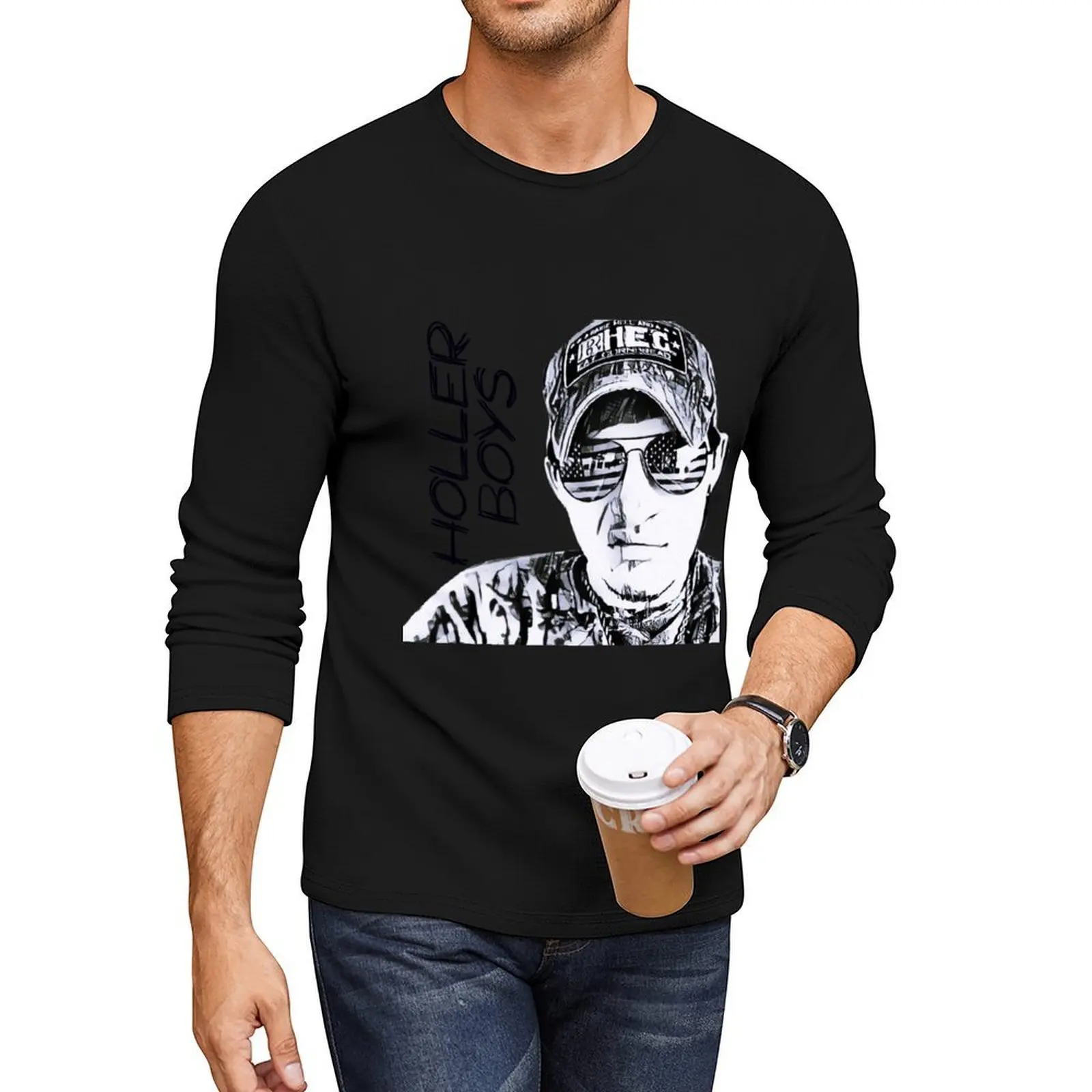 

Holler boys Long T-Shirt new edition t shirt plus size tops anime clothes mens cotton t shirts