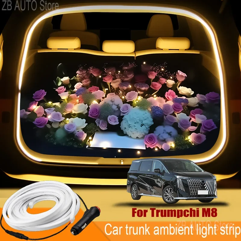 

For Trumpchi M8 Automobile trunk ambient light automatic sensing car interior lighting with accessories