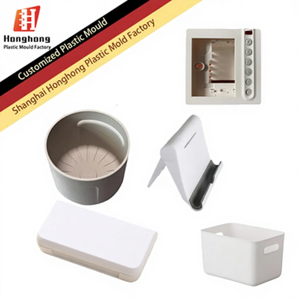Waterproof Plastic Plug Custom Shaped Nylon Threaded Container Shell Professional Injection Mold Fabrication Services OEM