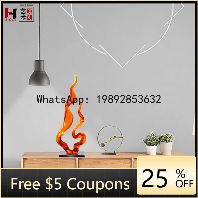 

Z4 Simple Transparent Handmade Imitation Glass Sculpture Home Simple Modern Crystal Resin Craft Decoration Ornament