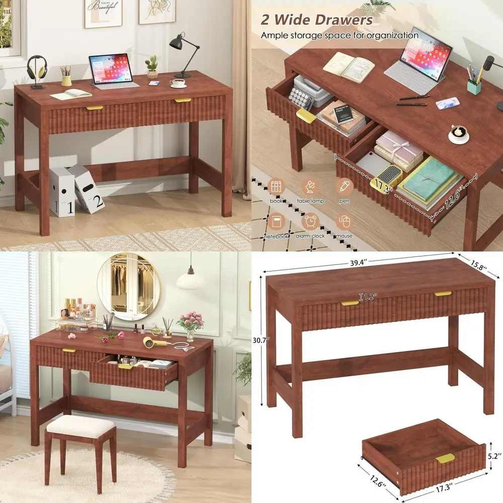 Luted Computer Desk…