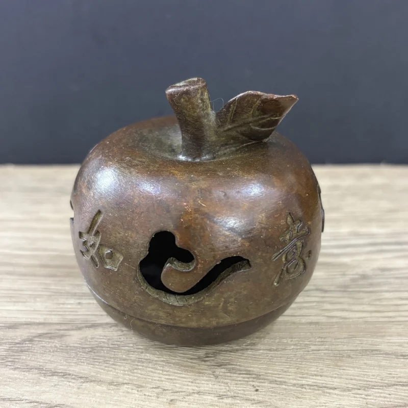 Mini alloy "Everything Goes Well", Xuan De, home tea ceremony sandalwood incense burner