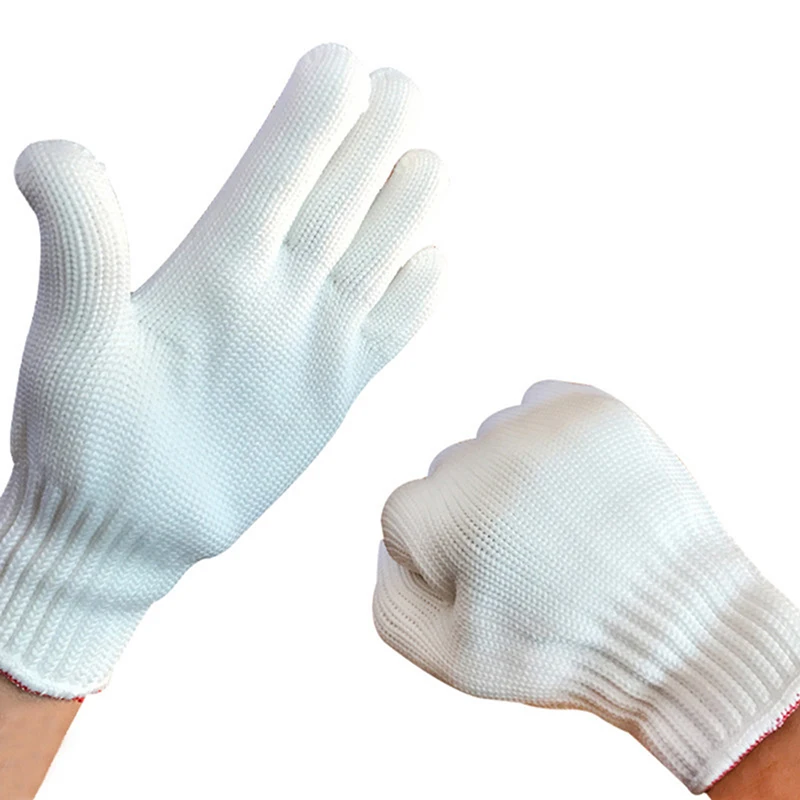200 Degree High-temperature Heat Resistant Anti Burn Heatproof Gloves Oven Kitchen White Gloves Insulation Workshop Mould Gloves