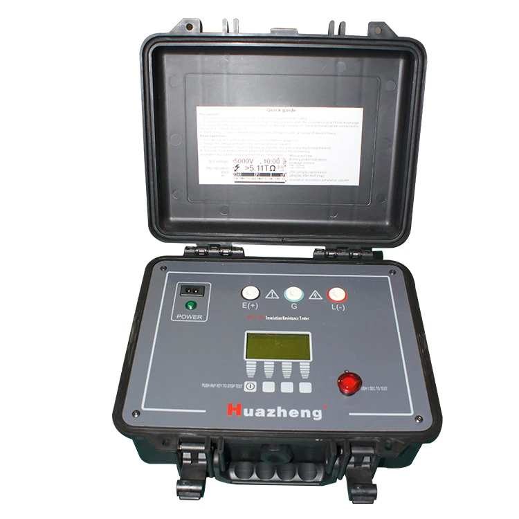 2026 Huazheng Electric Handheld High Voltage 10 Kv Diagnostic Electrical Insulation Resistance Tester