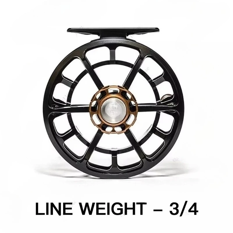 Full Metal Freshwater Stream Fly Fishing Wheel, Anti-Scald Durable Fly Fishing Gear for Angling