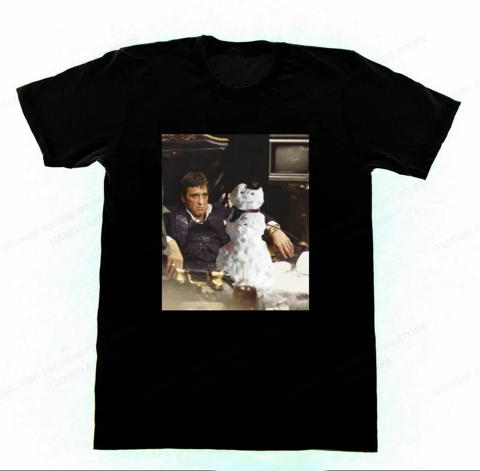 Tops Tee Women Tshirt Boy Tees Tony Montana T-shirt Male Clothes Scarface T Shirt Men Fashion T-shirt Cotton Tshirt Kids Hip Hop