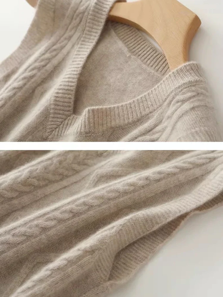 Sweatervesten Dames V-hals Vintage Effen Tender Herfst Uitloper Seguridadты Ж Diego Diego Diego Mujerre Jepе Y2k Vrouw Daniël Maga Mode Warm