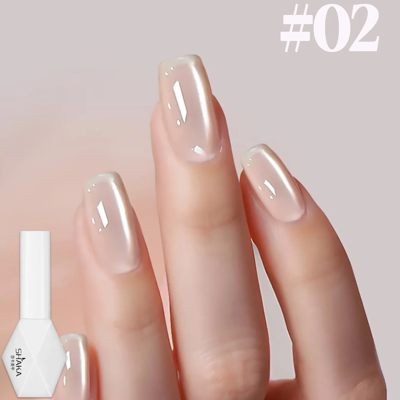 1-12pcs SHAKA Autumn Tanhua Cat Eye Pink Transparent Color Gel Nail Polish 2026 New Simple And Generous Halloween Nail Gel image 2